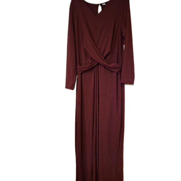 Long Sleeve Jumpsuit Women's Wrap Style XXL NWT - Picture 3 of 6